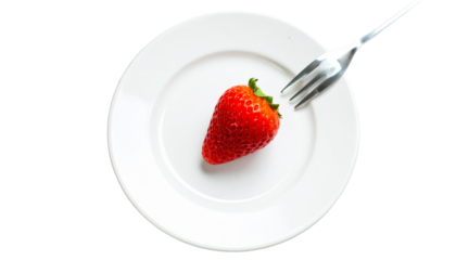 strawberry isolated on png background