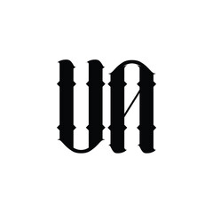 UA monogram logo design letter text name symbol monochrome logotype alphabet character simple logo