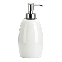 Fototapeta premium White soap dispenser isolated on transparent background