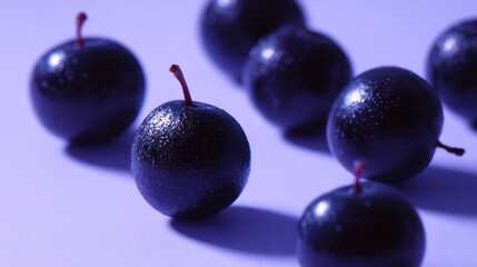 Fresh black elderberry fruits close up for healthy eating concept
