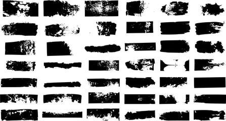 Obraz premium Large set of grunge textures