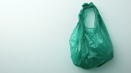 blue plastic bag