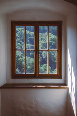 Fototapeta premium window in the old house
