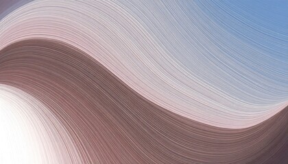 Abstract design with flowing, layered lines in soft, muted colors, creating a smooth, wave-like pattern.
