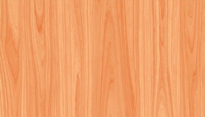 Naklejka premium A detailed close-up view of a light orange wood grain texture, displaying subtle variations in tone and a natural, smooth finish.