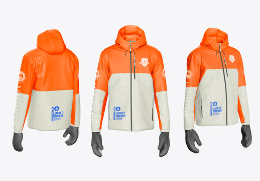 Windbreaker Jacket Mockup