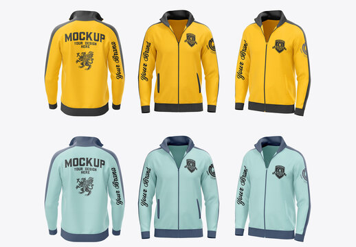 Track Jacket Mockup