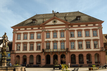 Close-up of the town hall of Gengenbach, Germany