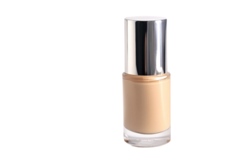 Revitalizing anti aging serum isolated on transparent background