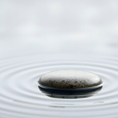 zen stones in water