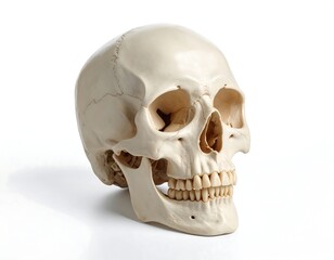 Obraz premium Detailed model of a human skull