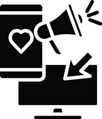 Social Media Promotion Icon 