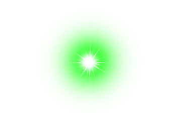 Bright Spectrum Sun with Circular Light Beams