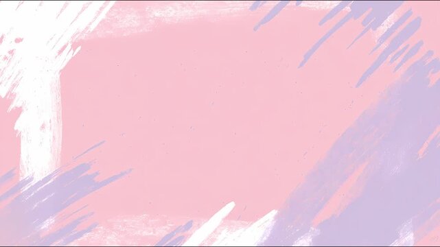 Dynamic pastel brushstroke animation with moving abstract pink and purple patterns