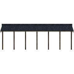 building wooden canopy