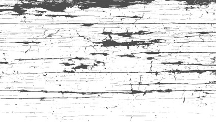 Grunge Crack Texture – Distressed Black Grain Overlay Vector on Transparent Background