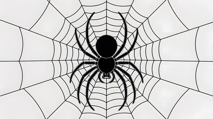Obraz premium A black big spider