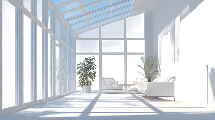 smart window that automatically adjusts transparency and temperature based on the sunlight