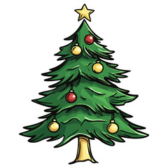 christmas tree, christmas, festival, vector, transparent background, tree, xmas, star, decoration, celebration, winter, season, ornament, december, festive, snow, isolated, pine, merry, gift