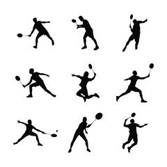 batminton silhouette