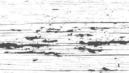 Grunge Wood Texture – Scratched Grain Old Worn Distressed Overlay Vector Black and White Transparent Background