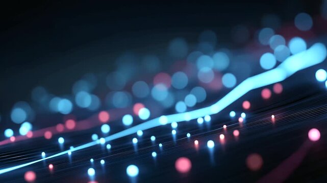 Futuristic analytics dashboard tracking website traffic in real time, representing user engagement, digital marketing performance, conversion metrics and SEO intelligence.