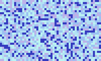 Fototapeta premium Abstract pixelated background in calming pastel blues and purples. Perfect for website banners, presentations, or as a digital texture. Evokes feelings of serenity and technological innovation.