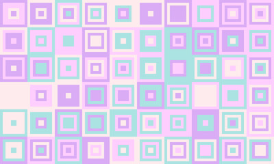 Pastel square pattern, perfect for backgrounds, textiles, or playful designs.  This abstract, geometric image evokes feelings of calmness and sweetness. Use it for websites, branding, or packaging.