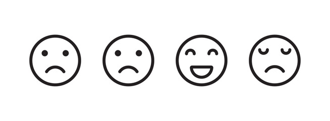 mixed emoji face expression set . Emoji faces collection. Emoji faces collection
