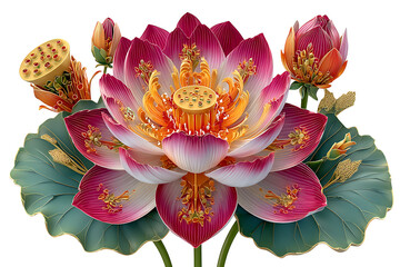 Stunning lotus art spiritual flower high resolution picture