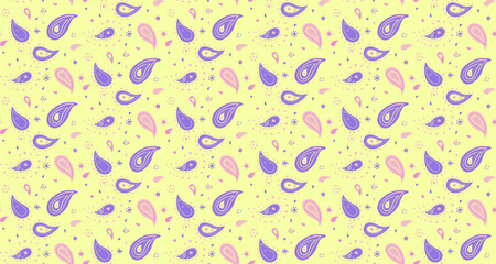 Draw old-fashioned in vector tradition. Meadow shirt by print geometric. East pattern as paisley flowing.