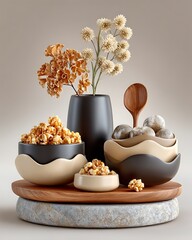 Sweet and Nutty Treat Display High Resolution Picture