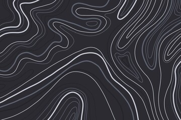 topographic map contour line surface black wallpaper