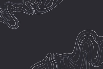 topographic map contour line surface black wallpaper