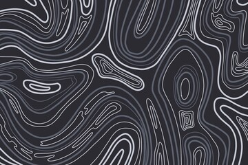 topographic map contour line surface black wallpaper