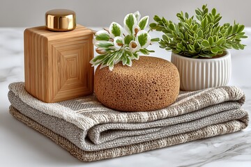 Unique Beauty Arrangement Towel Flowers High Resolution Picture