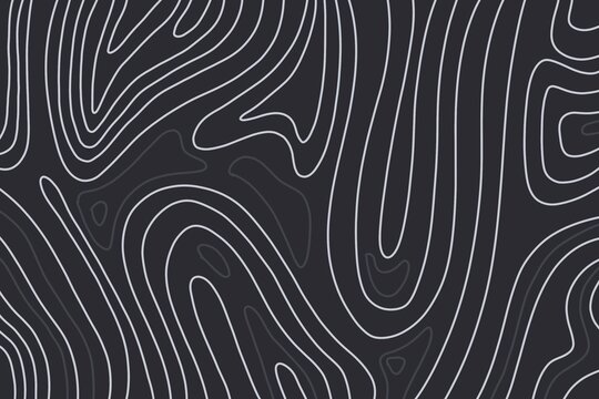 topographic map contour line surface black wallpaper