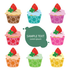 Cake vector illustration