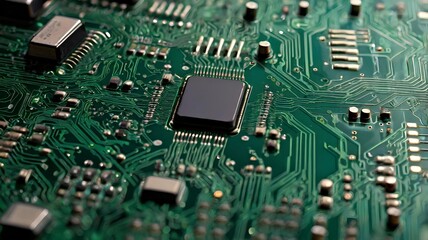 Fototapeta premium electronic circuit board