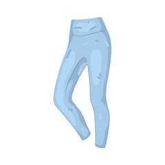 Illustration of yoga leggings