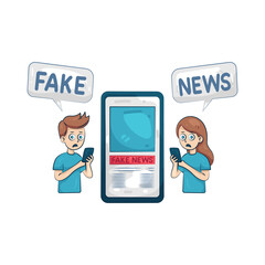 Illustreation of fake news