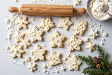 Holidaythemed Decorated Sugar Cookies Spoon Rest