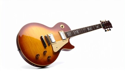 Sunburst electric guitar&mdash;semi-hollow, glossy, and expressive; a visual of rhythm, craftsmanship, and the soulful resonance of sound and wood.