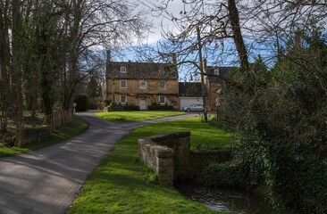 Obraz premium Childwickham village, Cotswolds, Worcestershire, England