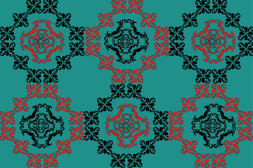 seamless damask pattern
