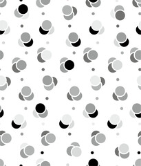 dots halftone gray vector sea...