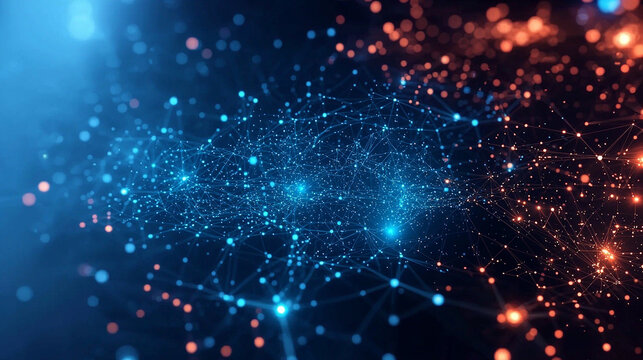 Blue-Orange Network Hub: Big Data Analytics & Tech Summit Backdrop