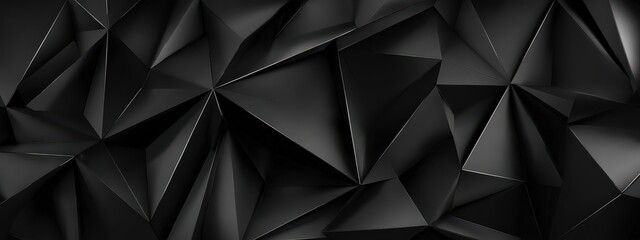 Fototapeta premium Abstract Geometric Black Pattern Background