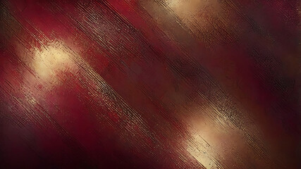 Elegant Dark Red and Gold Diagonal Metallic Texture, Rich Background ai
