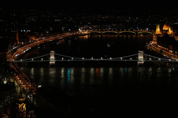 ハンガリー_ブダペストの夜景